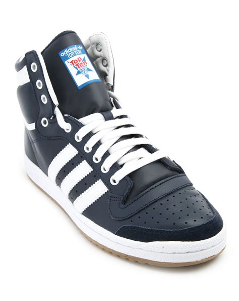 adidas top ten hi blauwe hoge kinder sneakers|adidas Top Ten Hi Kids .